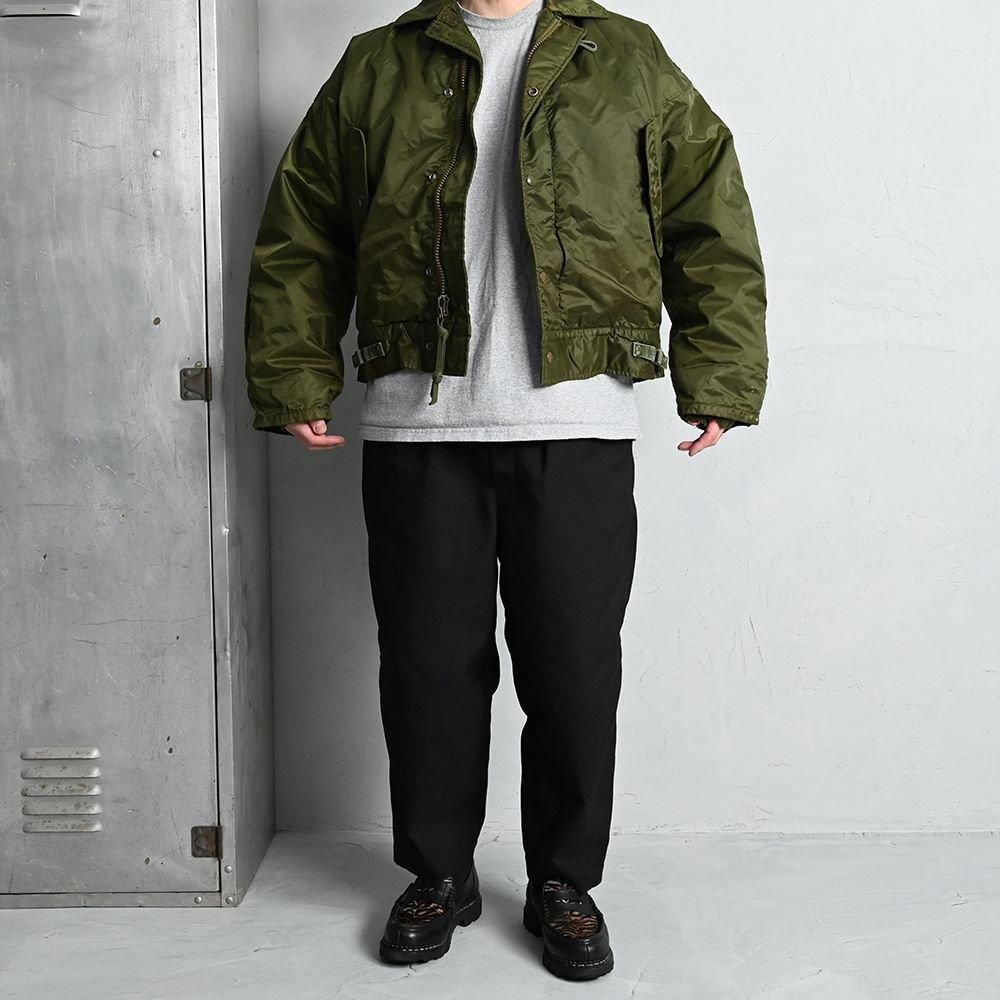 U.S.NAVY A-1 NYLON DECK JACKET with STENCIL('63/GOOD U.S.NAVY A-1 NYLON DECK JACKET with STENCIL('63/GOOD