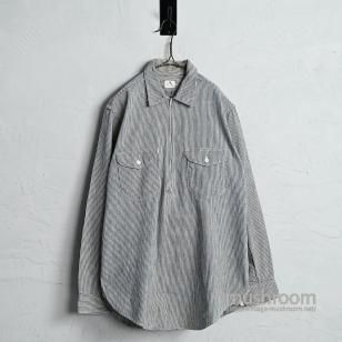 Lee HICKORY-STRIPED H/Z WORK SHIRT15-15 1/2/GOOD CONDITION 