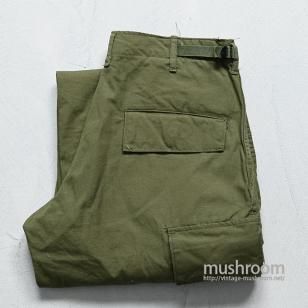 U.S.ARMY 4th JUNGLE FATIGUE TROUSERS'69/ALMOST DEADSTOCK/SMALL-SHORT