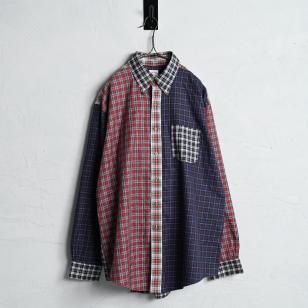 BROOKS BROTHERS CRAZY PATTERN B/D SHIRTAround 2000'S/DEADSTOCK/LARGE
