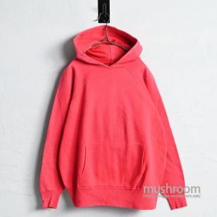 BRENT PLAIN SWEAT HOODY1950'S/NICE SUNFADE/X-LARGE