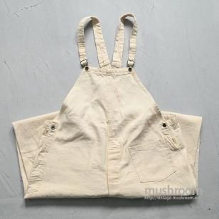 OLD WHITE DUCK LOW-BACK STYLED ONE-POCKET OVERALLAround 1920's/VERY GOOD CONDITION