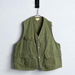 L.L.BEAN COTTON FISHING VEST1960'S/VERY GOOD CONDITION/SZ 44