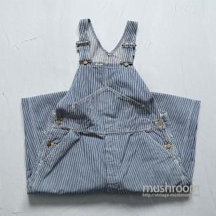 Lee 98-SB HICKORY-STRIPED OVERALL with MOUNTAIN POCKETHOUSE MARK TAG/GOOD CONDITION