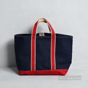 L.L.BEAN NVYRED DELUXE TOTE1980'S/LARGE/VERY GOOD CONDITION