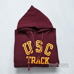 CHAMPION USC TRACK REVERSE WEAVE HOODYEarly 1970'S/DEADSTOCK/X-LARGE
