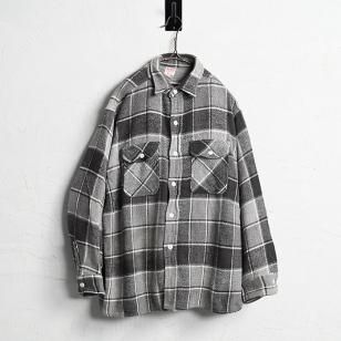BIG MAC L/S PLAID FLANNEL SHIRTAround 1950'S/GOOD CONDITION/X-LARGE