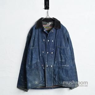 BILT WELL W/SNAP DENIM COVERALL with BLANKET1940'S/AMAZING AGING 