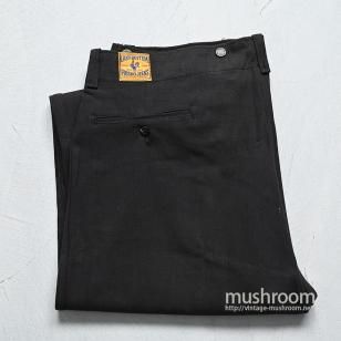 CAN'T BUST'EM BLACK FRISCO JEANS1940'S/DEADSTOCK/W42/L30