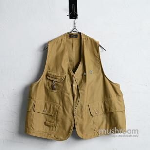 L.L.BEAN COTTON FISHING VEST1950'S/MINT CONDITION
