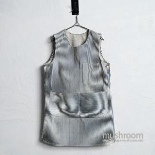 OSH KOSH HICKORY-STRIPED WORK APRON1930'S/VERY GOOD CONDITION