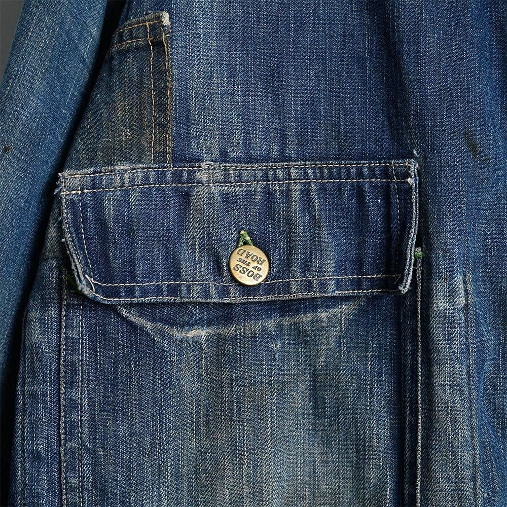 BOSS OF THE ROAD DENIM COVERALL with CHINSTRAP & CHANGE