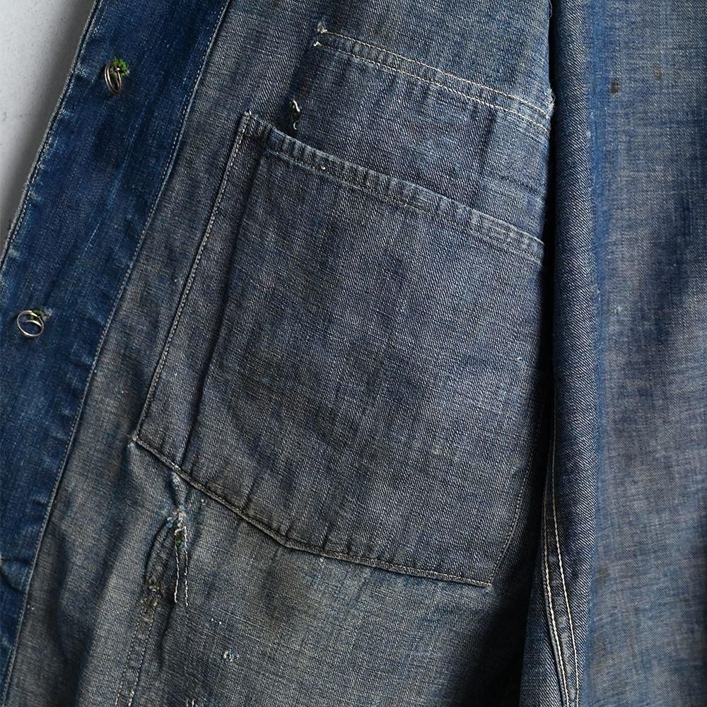 BOSS OF THE ROAD DENIM COVERALL with CHINSTRAP & CHANGE