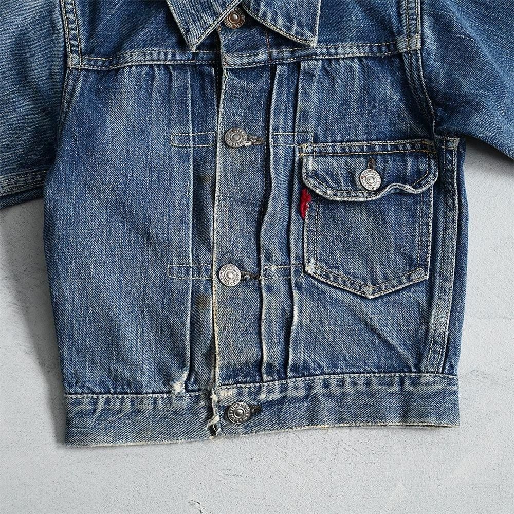 超貴重　LEVI'S 506BXX キッズ　オリジナルリーバイス LEVI'S 506BXX DENIM JACKET（1950'S/GOOD INDIGO） - 古着屋