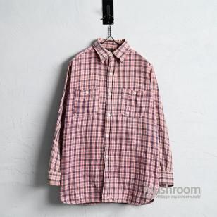 SUN VALLEY PLAID FLANNEL SHIRT1940'S/GOOD REPAIR
