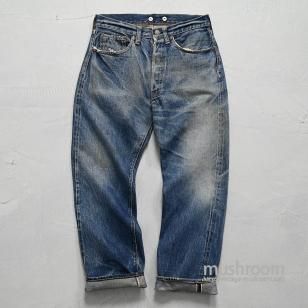 LEVI'S 501XX JEANS1950'S/GOOD INDIGO & REPAIR