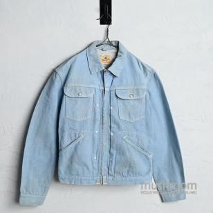 WRANGLER 24MJZ SAXEBLUE DENIM JACKET1960'S/GOOD CONDITION