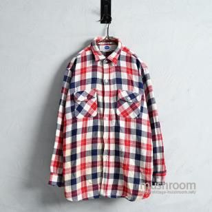 PILGRIM PLAID FLANNEL SHIRT1950'S/GOOD CONDITION/LARGE