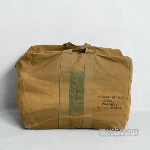 U.S.GOVERNMENT AVIATOR'S CANVAS KIT BAG with STENCIL1940'S/GOOD CONDITION