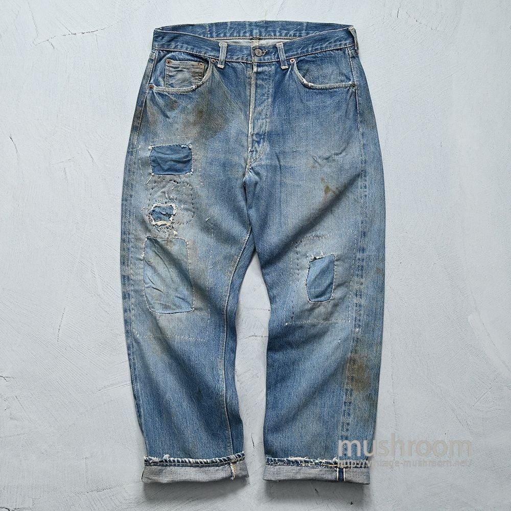 1950s levi's 501xx amazing repair オリジナル 1950s levi's 501xx amazing repair オリジナル - メルカリ