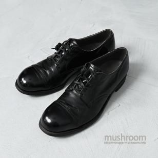 OLD KANGAROO LEATHER CAP TOE SHOESAround 1950'S/GOOD CONDITION