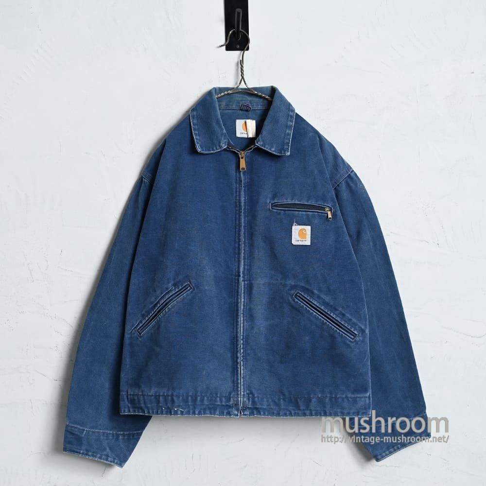 CARHARTT NAVY DUCK DETROIT JACKET(1990'S/RARE PIECE/BIG CARHARTT NAVY DUCK DETROIT JACKET(1990'S/RARE PIECE/BIG