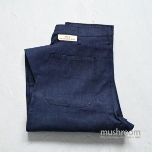 WW2 U.S.NAVY DUNGAREE DENIM TROUSERSDEADSTOCK/SZ 32