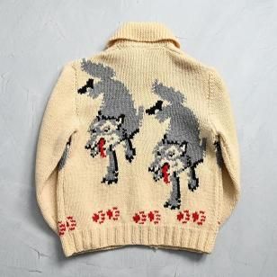 OLD WOLF PATTERN COWICHAN JACKETVERY GOOD CONDITION