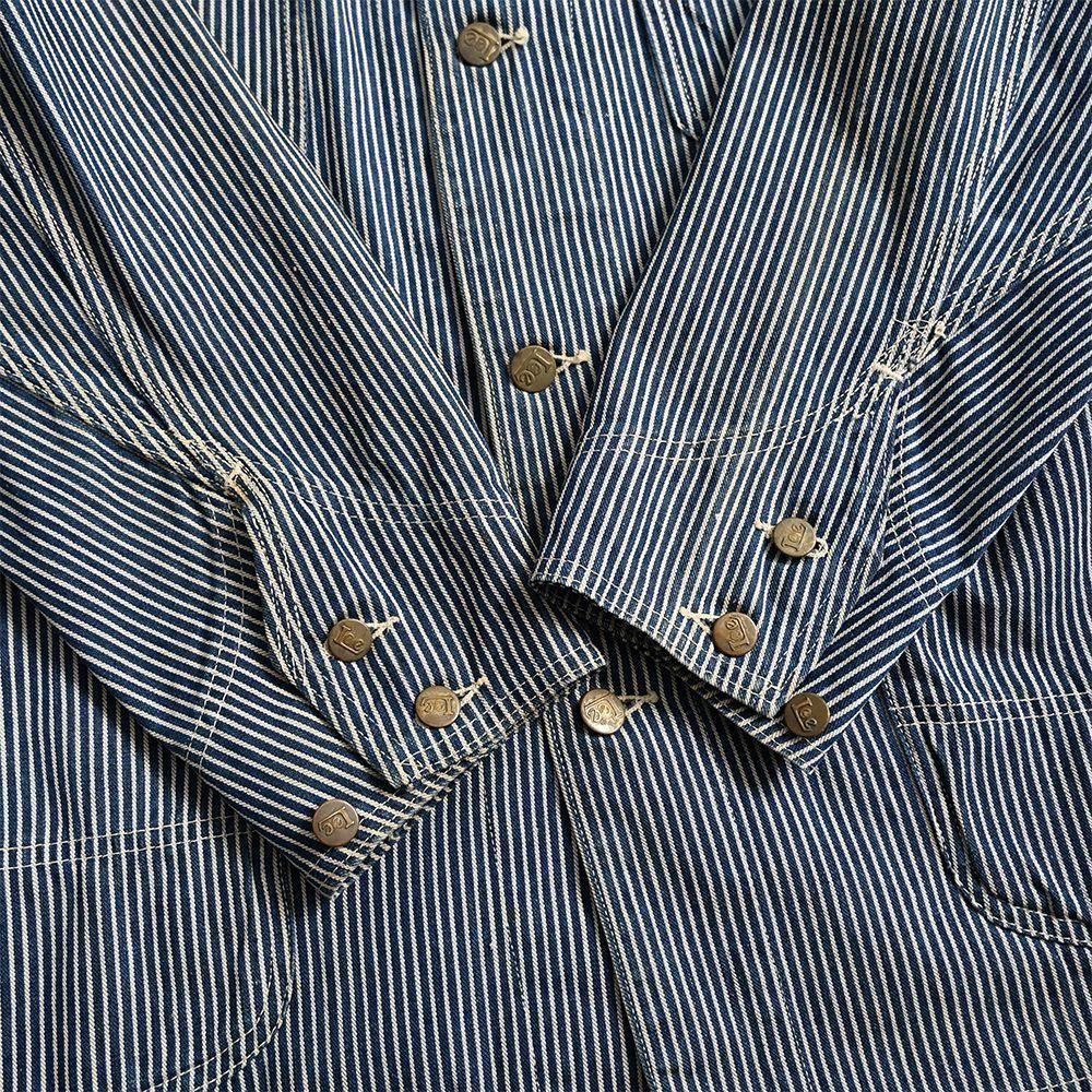 Lee 98-J HICKORY-STRIPED CHORE JACKET（HOUSE MARK TAG/GOOD
