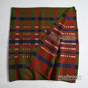 NORTHERN OHIO BLANKET MILLS PLAID HORSE BLANKET1900'S/GOOD CONDITION