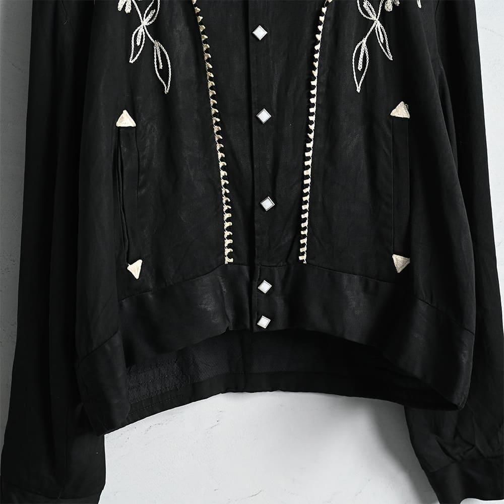 MAC MURRAY WESTERN RAYON GABARDINE JACKET（Around 1950'S