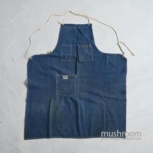 FINCK'S DENIM WORK APRON1950'S/GOOD CONDITION