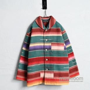 RALPH LAUREN COUNTRY NATIVE PATTERN BLANKET JACKET1980'S/GOOD CONDITION/MEDIUM