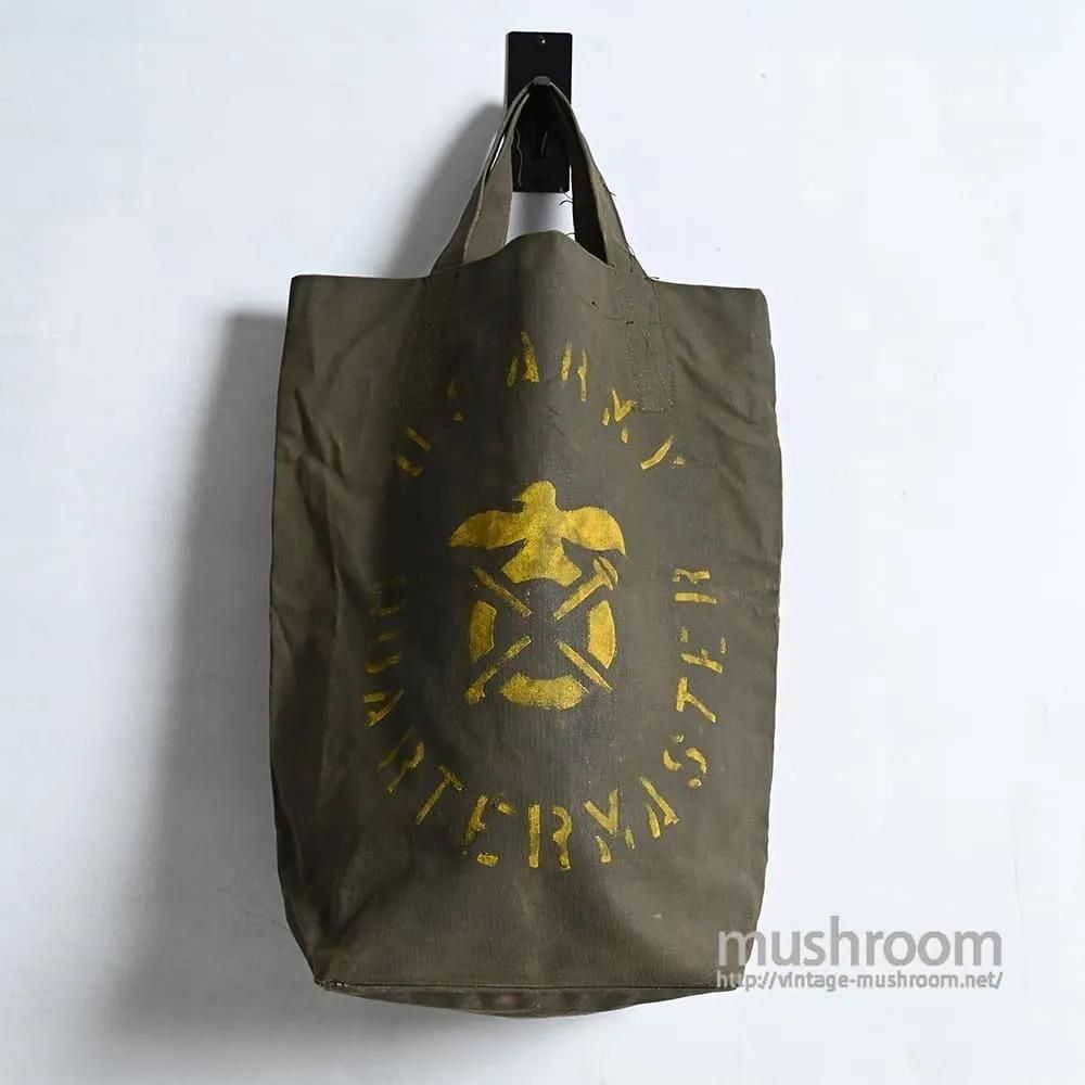 U.S.ARMY QUARTERMASTER OILED CANVAS BAG（ALMOST DEADSTOCK