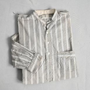 KING & SMEAD PULLOVER STRIPED COTTON SHIRTSZ 15/MINT CONDITION