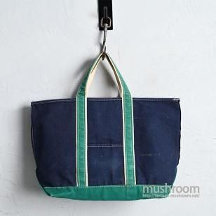 L.L.BEAN NVYGRN DELUXE TOTE1980'S/LARGE/GOOD CONDITION