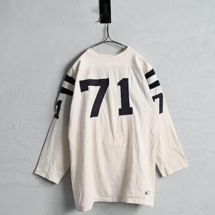 CHAMPION FOOTBALL T-SHIRTAround 1940'S/BIG RUNNING TAG/LARGE