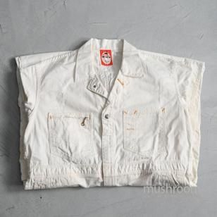 CAN'T BUST'EM WHITE HBT JUMPERALLS1960'/MINT CONDITION