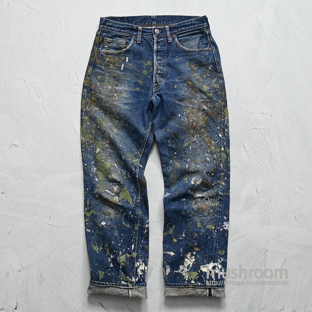 60s Levi's BigE Sタイプ クラッシュデニム W32 タイプ物