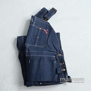 FINCK'S W/KNEE DENIM OVERALL with APRONDEADSTOCK/W46L32