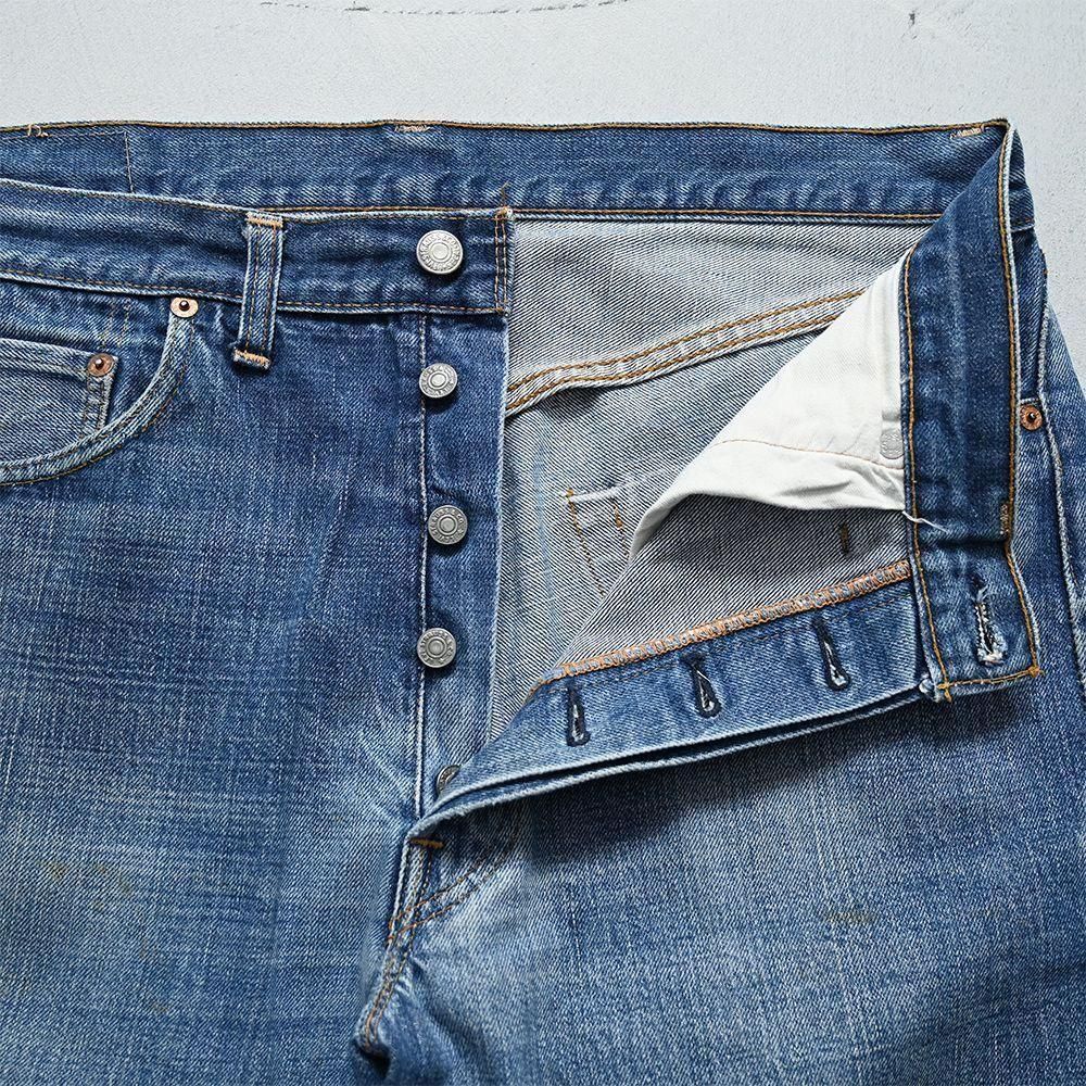 LEVI'S 501 BIGE JEANS（1970'S/GOOD INDIGO & GOLDEN SIZE