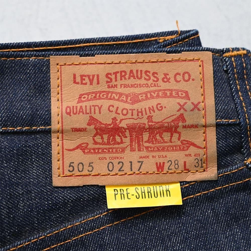 LEVI'S 505-0217 BIGE JEANS with SELVEDGE(1960'S/DEADSTOCK LEVI'S 505-0217 BIGE JEANS with SELVEDGE(1960'S/DEADSTOCK