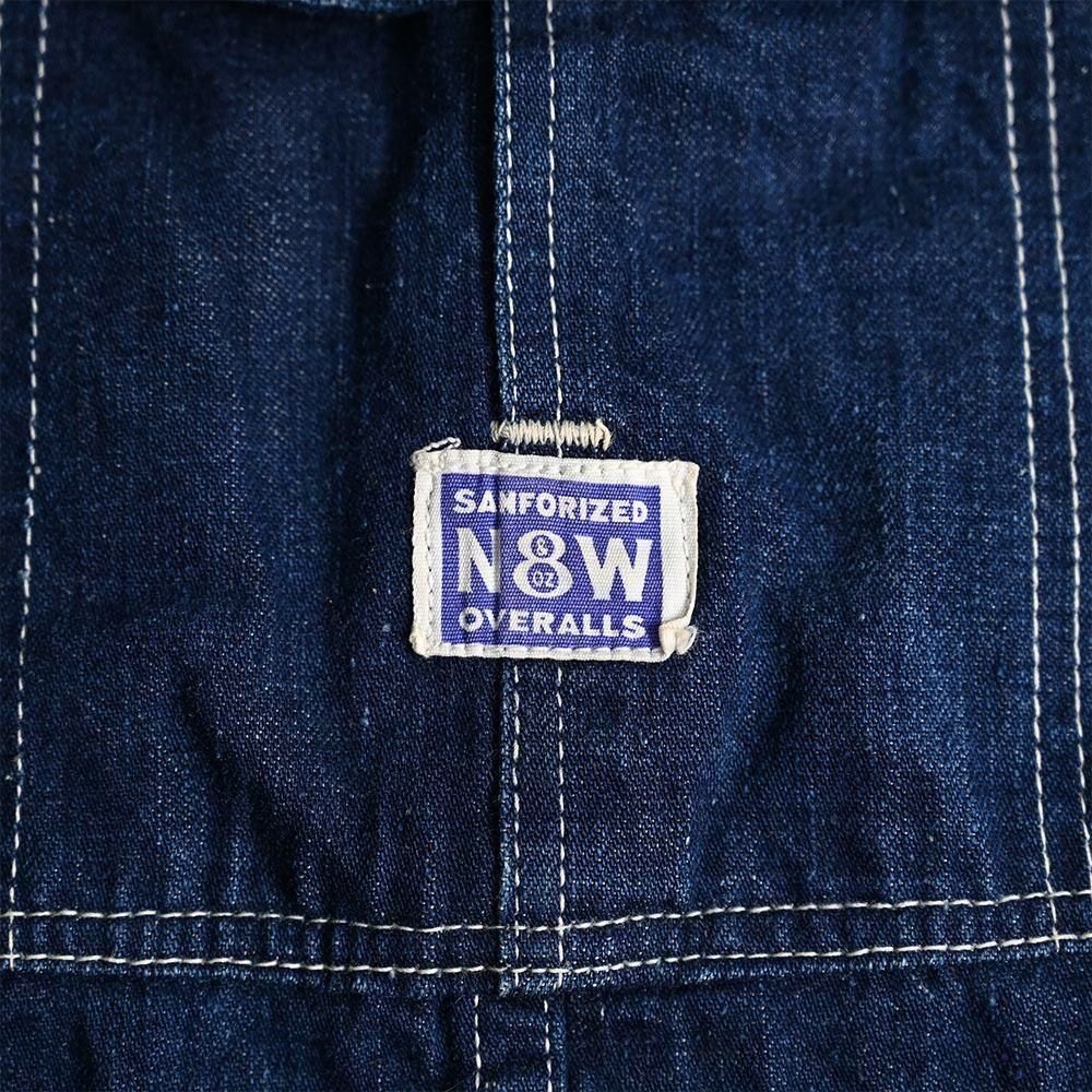 N&W DENIM OVERALL(1940'S/DARK COLOR/VERY GOOD CONDITION N&W DENIM OVERALL(1940'S/DARK COLOR/VERY GOOD CONDITION
