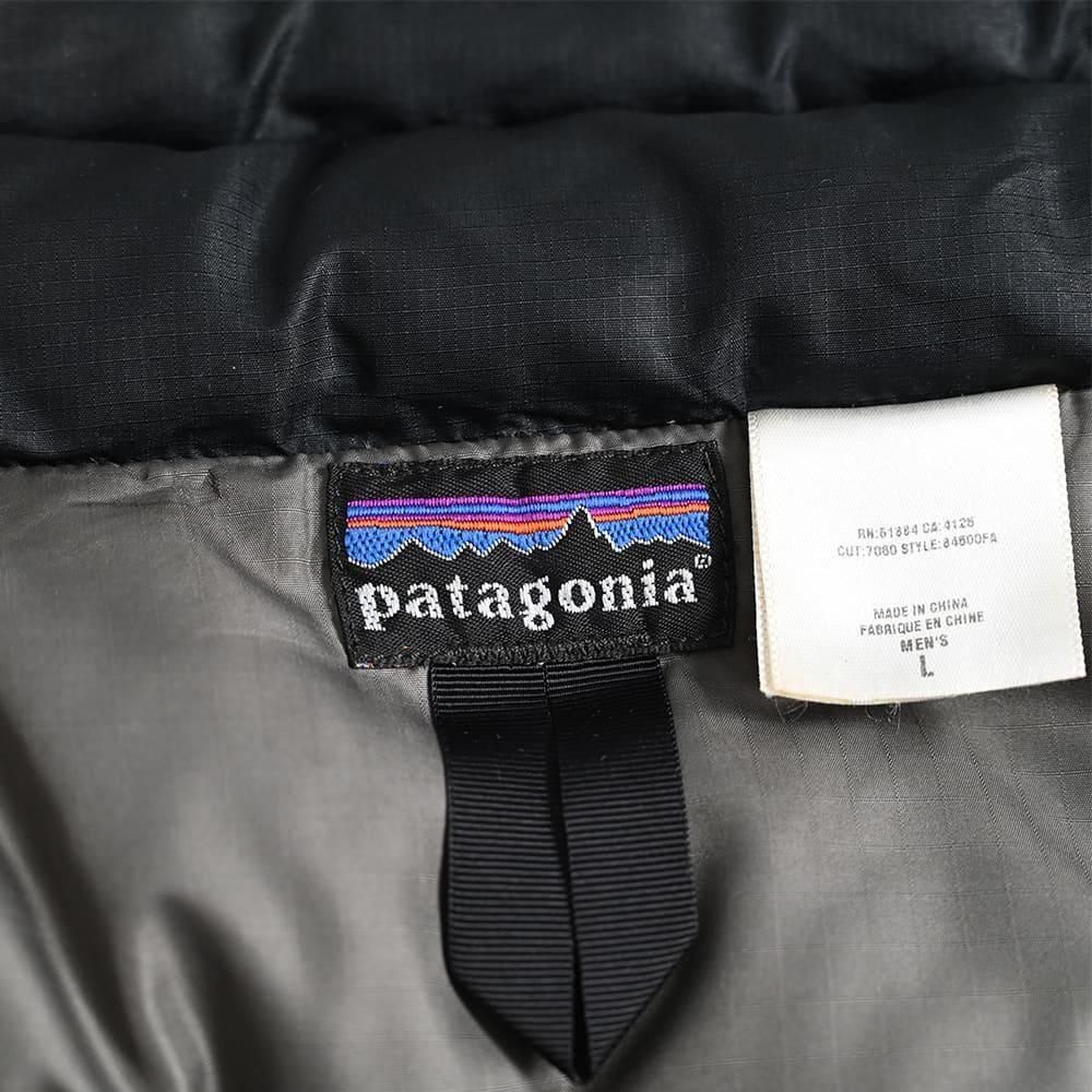 PATAGONIA BLACK DOWN JACKET（GOOD CONDITION/LARGE） - 古着屋