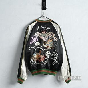 JAPAN SOUVENIR JACKET with UNUSUAL EMBROIDERYGOOD CONDITION