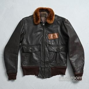 U.S.NAVYUSNR 55J14 FLIGHT JACKET with STENCIL'52/GOOD CONDITION