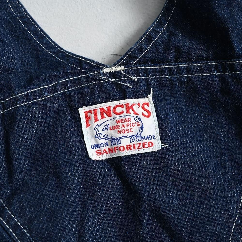 FINCK'S DENIM OVERALL（1950'S/SUPER DARK COLOR） - 古着屋