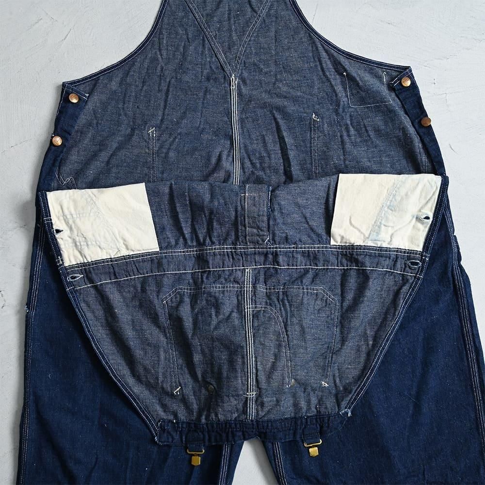 FINCK'S DENIM OVERALL（1950'S/SUPER DARK COLOR） - 古着屋