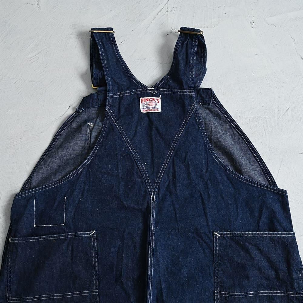 FINCK'S DENIM OVERALL（1950'S/SUPER DARK COLOR） - 古着屋