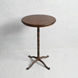 ANTIQUE JAPANNED SIDE TABLE